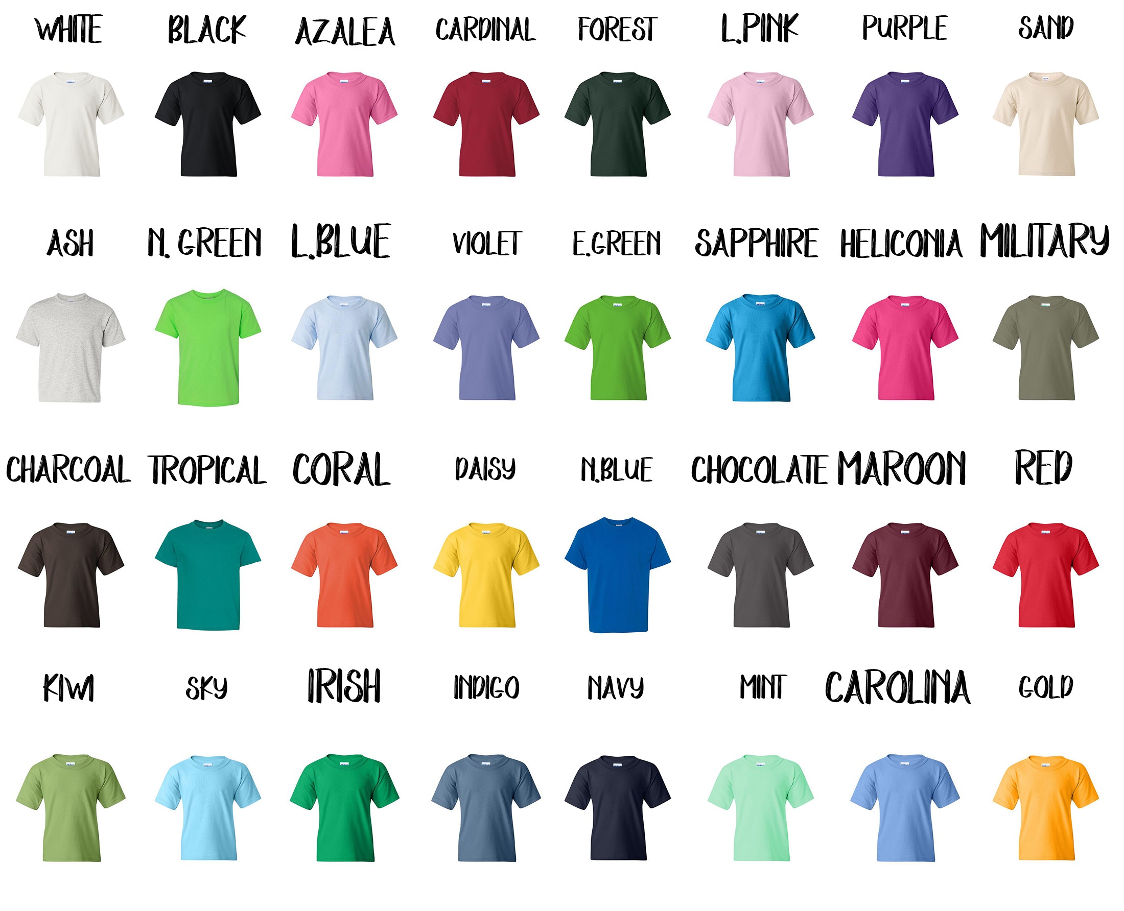 Children Colored T-Shirt