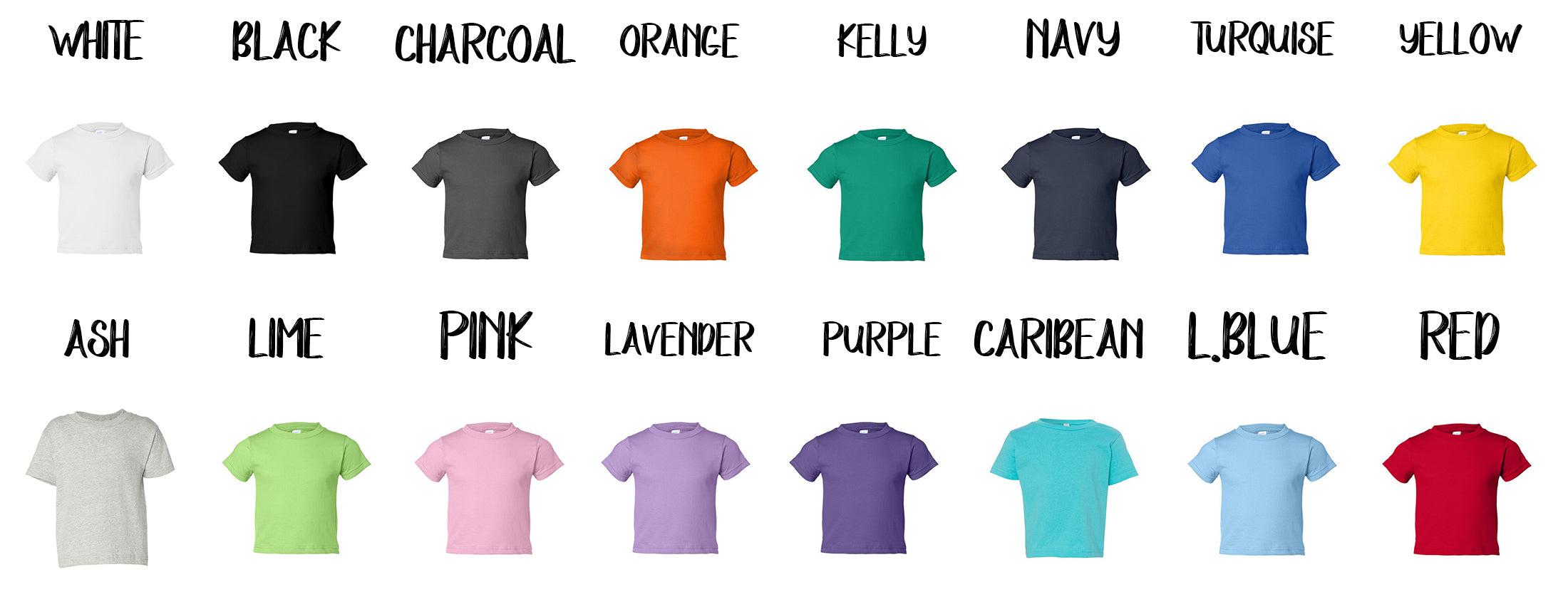 Toddler Colored T-Shirt